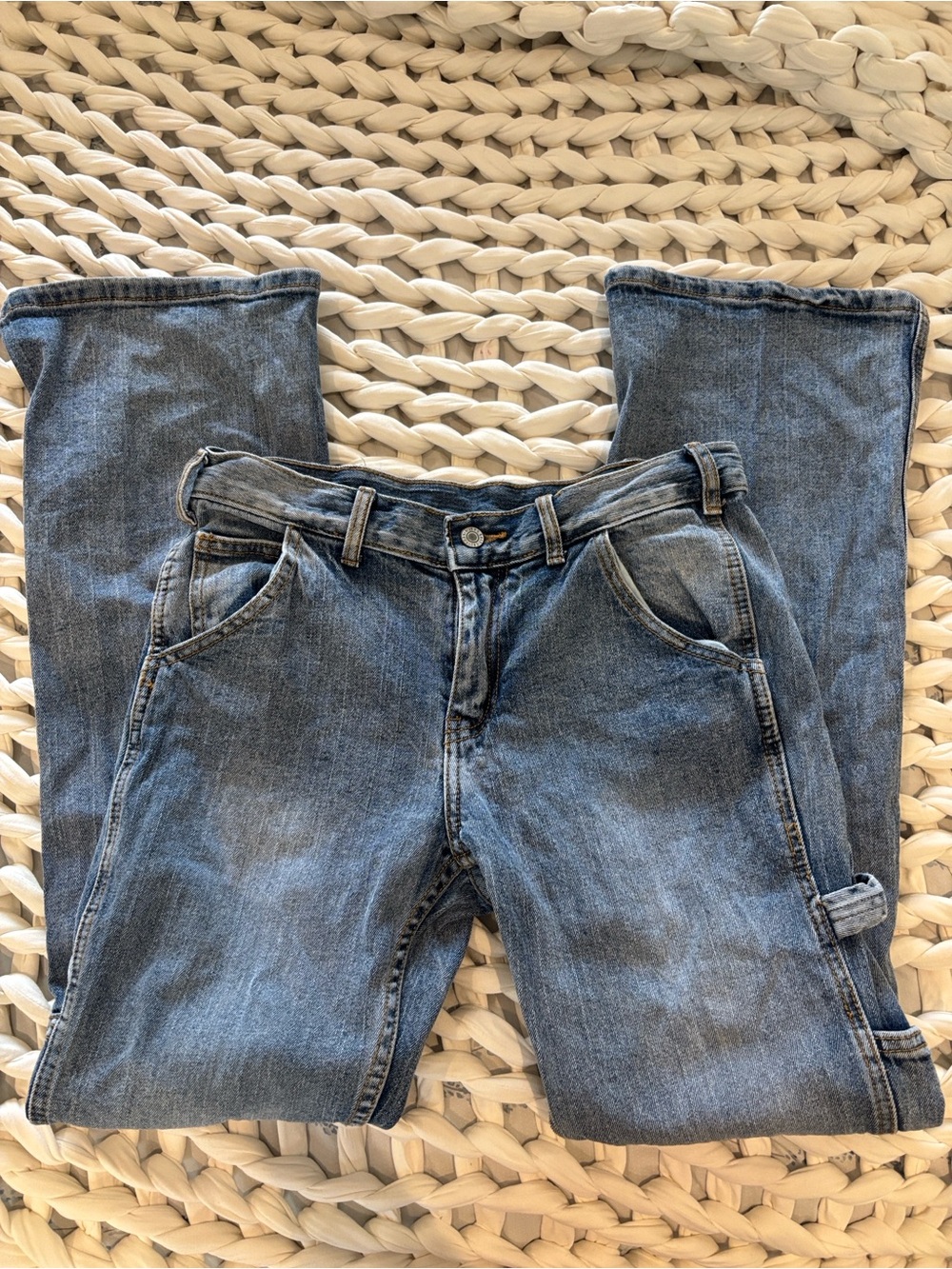 Brandy Melville Light Blue Flare Jeans